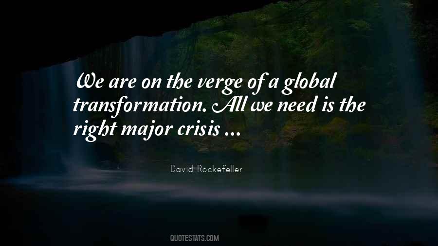 Quotes About World Crisis #1121115