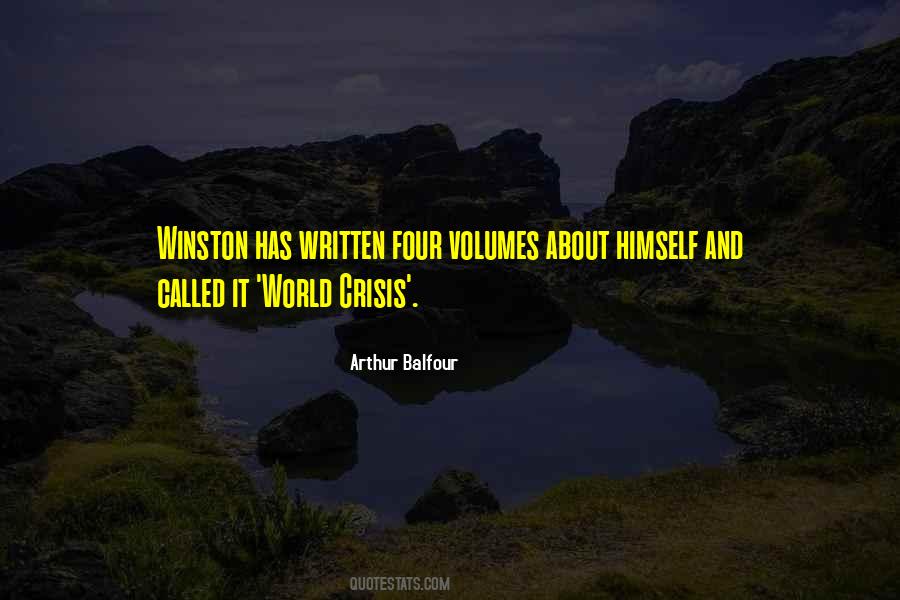 Quotes About World Crisis #487332