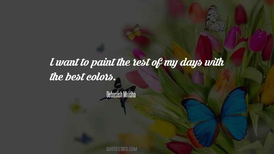 Quotes About Paint Colors #1213149