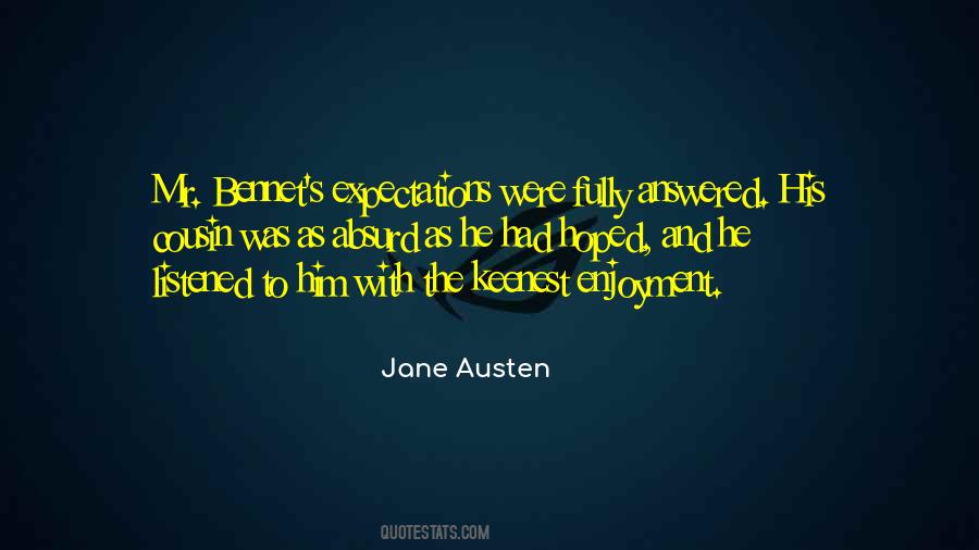 Quotes About Mrs Bennet #675616