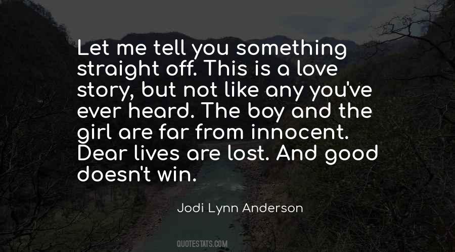 Quotes About Innocent Boy #1200816