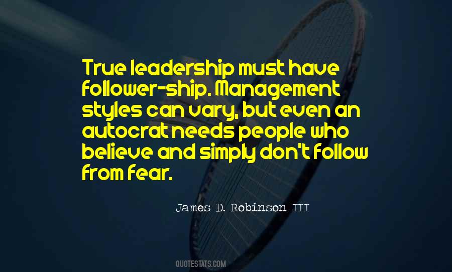 Quotes About Leadership Styles #451111