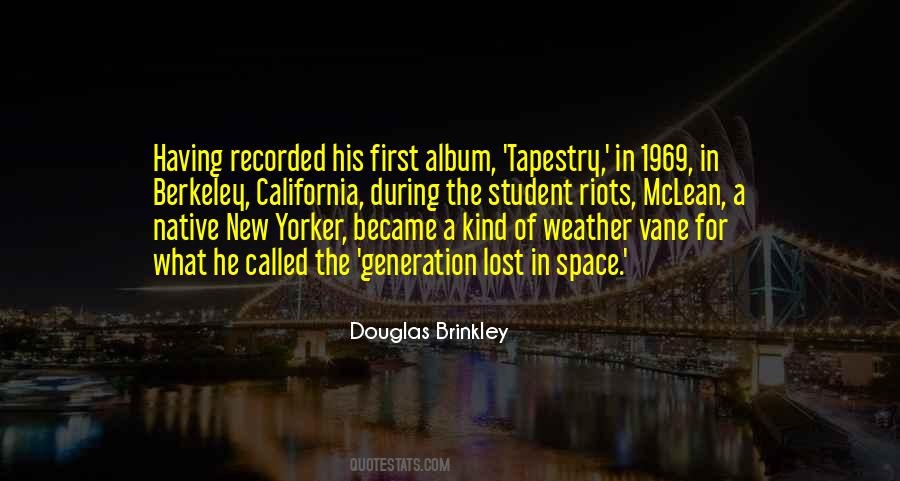 Quotes About A Lost Generation #952409