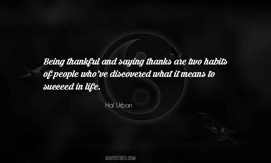 Two Thanks Quotes #1392756