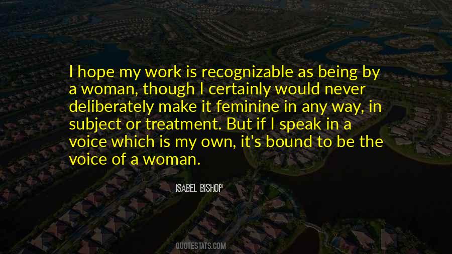 Being Feminine Quotes #1569864