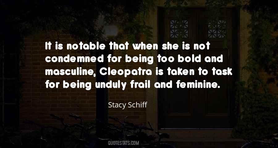 Being Feminine Quotes #263347