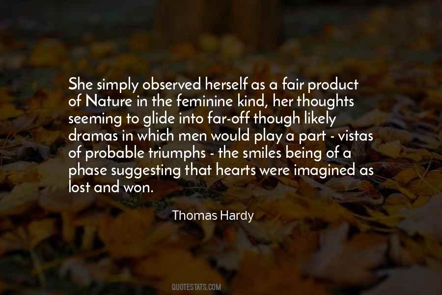 Being Feminine Quotes #27993