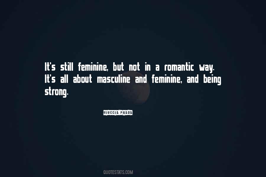 Being Feminine Quotes #304759