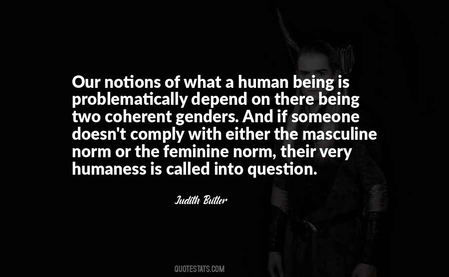 Being Feminine Quotes #811777