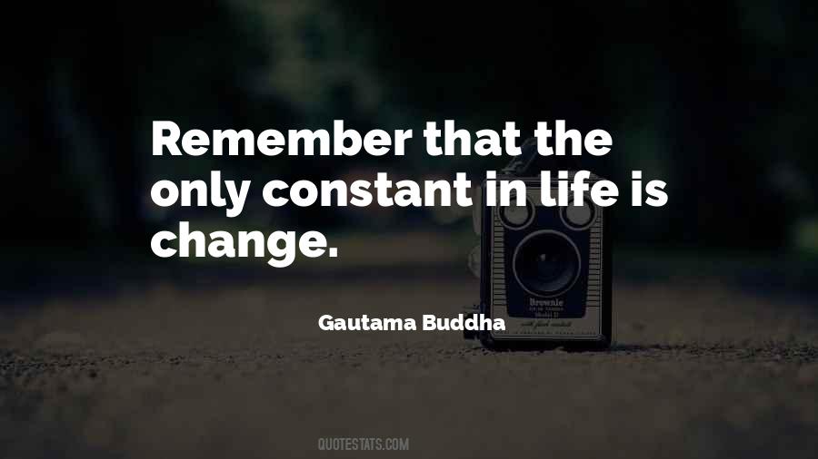 Only Constant Is Change Quotes #1474746