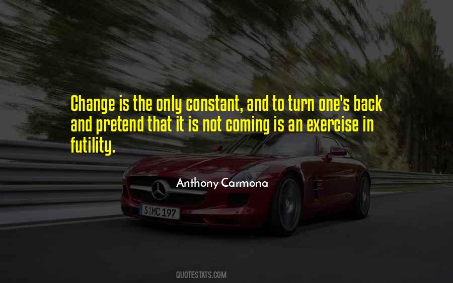 Only Constant Is Change Quotes #342179