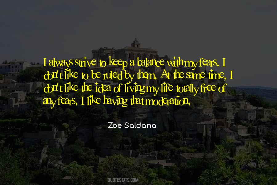 Quotes About Balance And Moderation #222118