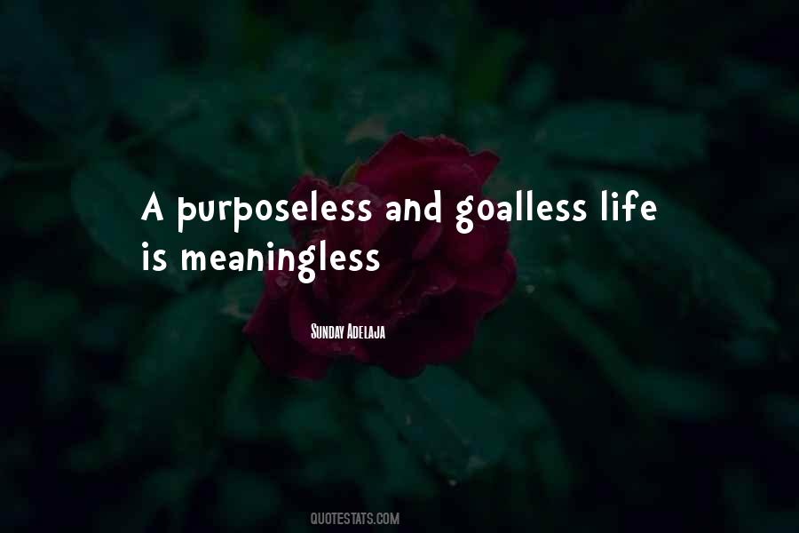 Quotes About Purpose And Goals #63864