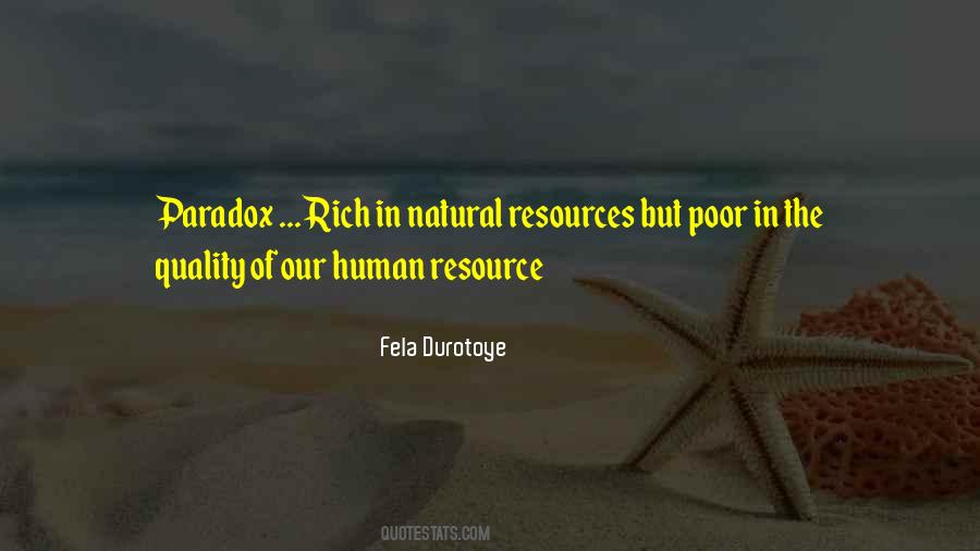 A Natural Resource Quotes #910095