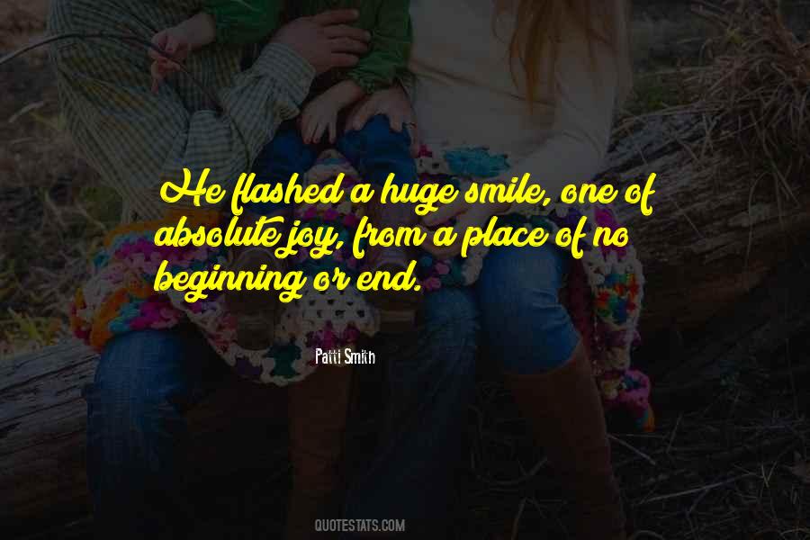 Quotes About Huge Smile #1631594