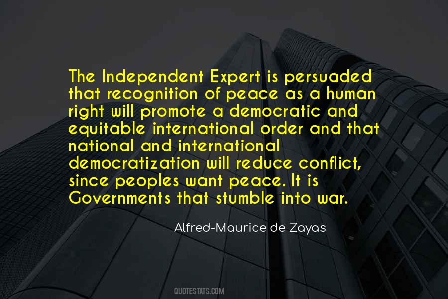 Quotes About International Peace #1454490
