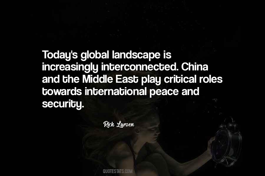 Quotes About International Peace #550975