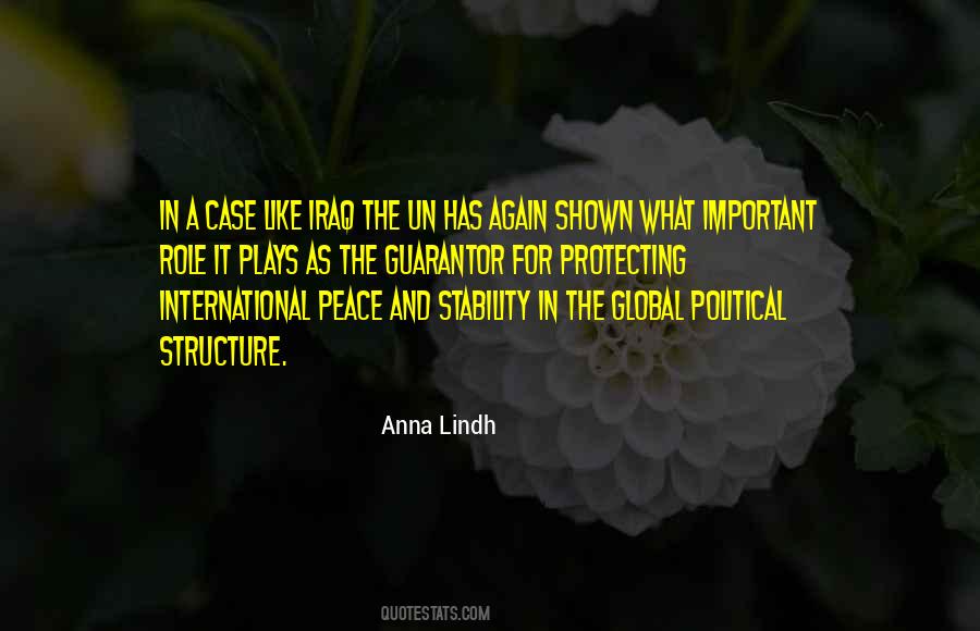 Quotes About International Peace #585048