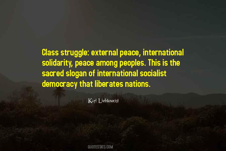 Quotes About International Peace #697976