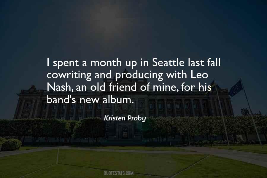 Quotes About Seattle #1356042