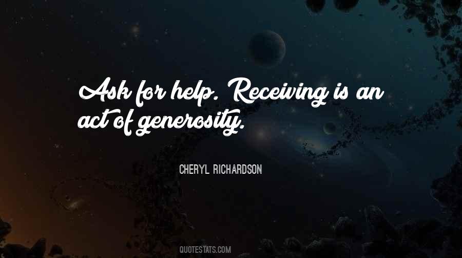 Quotes About Receiving #1239221