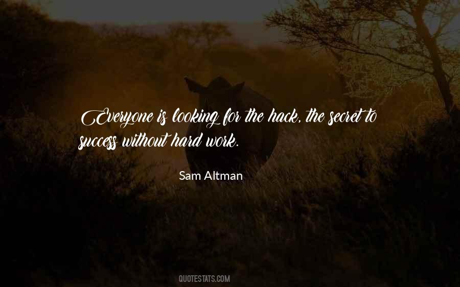 Quotes About Hard Work To Success #141619