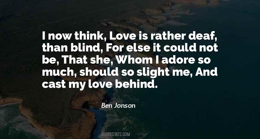 Quotes About Love Is Blind #343734