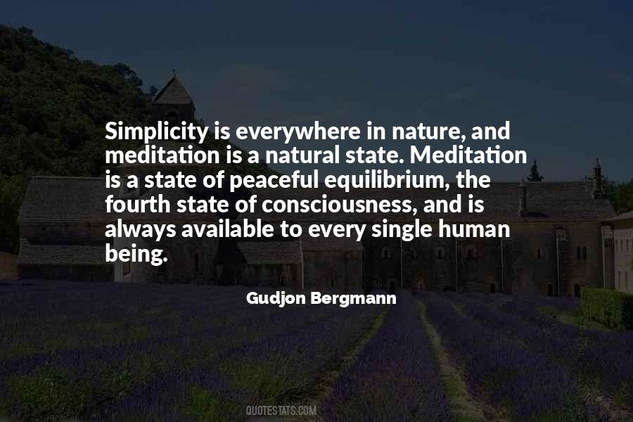 Simplicity Of Nature Quotes #1378284