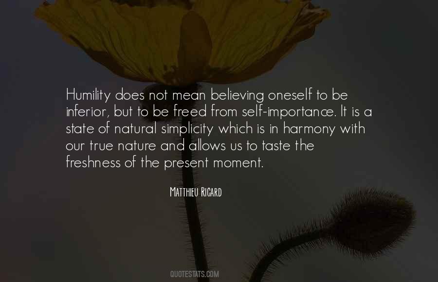 Simplicity Of Nature Quotes #797906