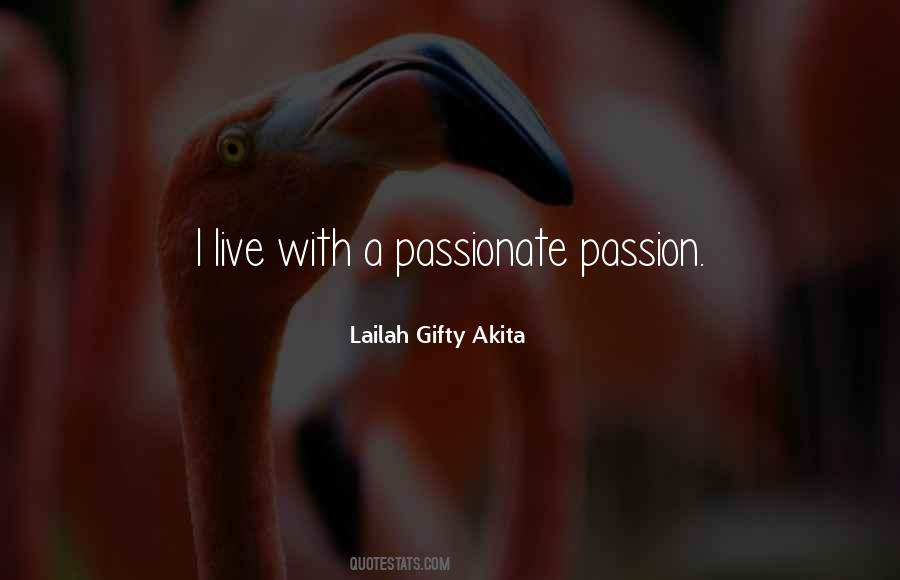 Quotes About Passionate Living #1247304