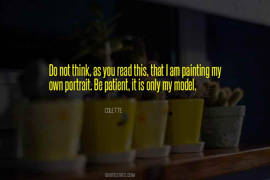 Quotes About Portrait Painting #1145481