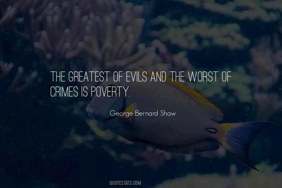 Quotes About Poverty And Crime #1436011