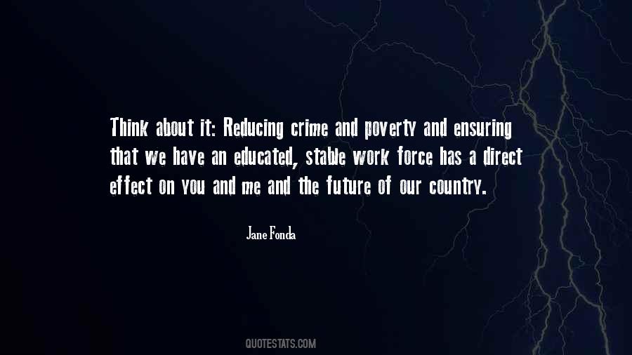 Quotes About Poverty And Crime #506113