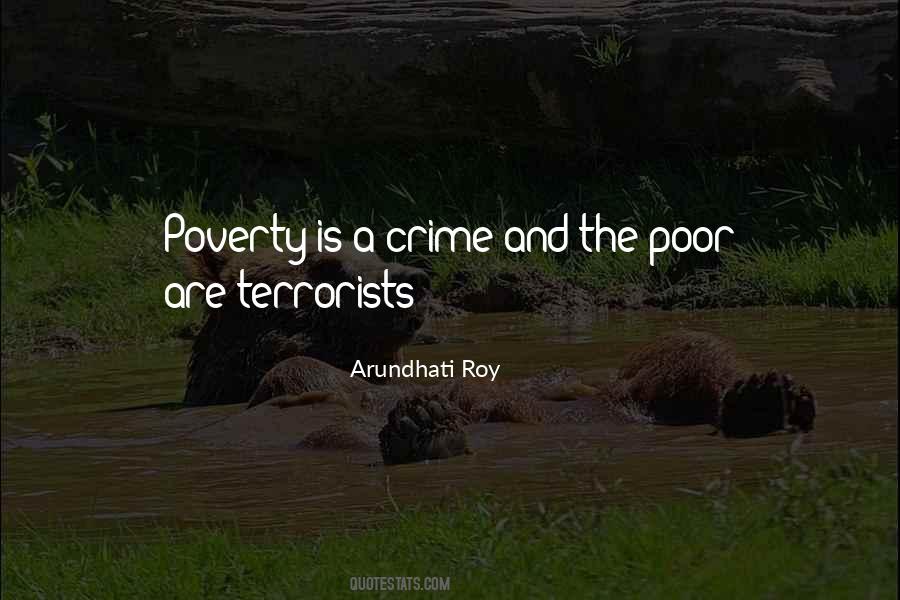 Quotes About Poverty And Crime #959501