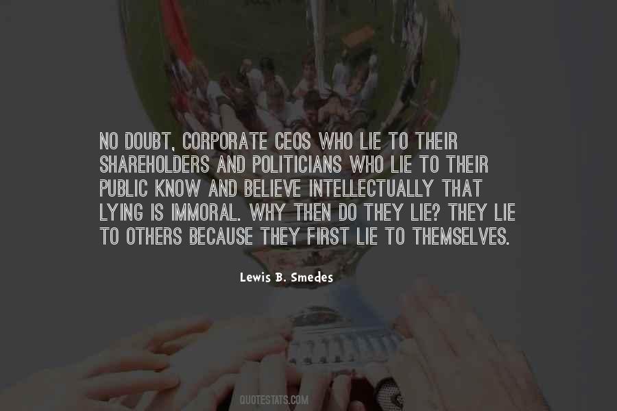 Immoral Politicians Quotes #924918