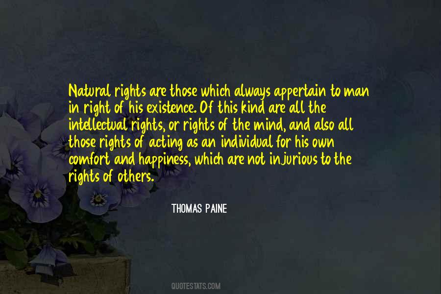 Quotes About Our Natural Rights #70179