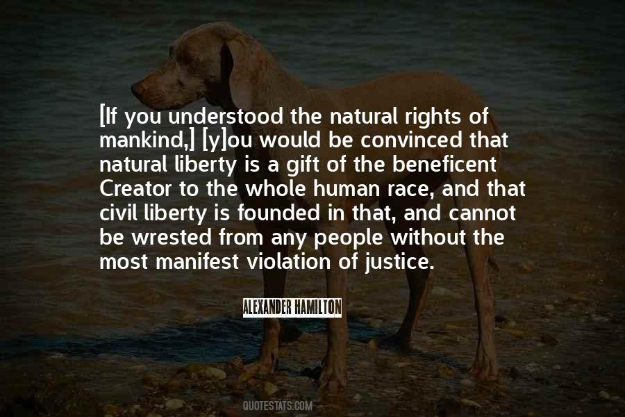 Quotes About Our Natural Rights #778088