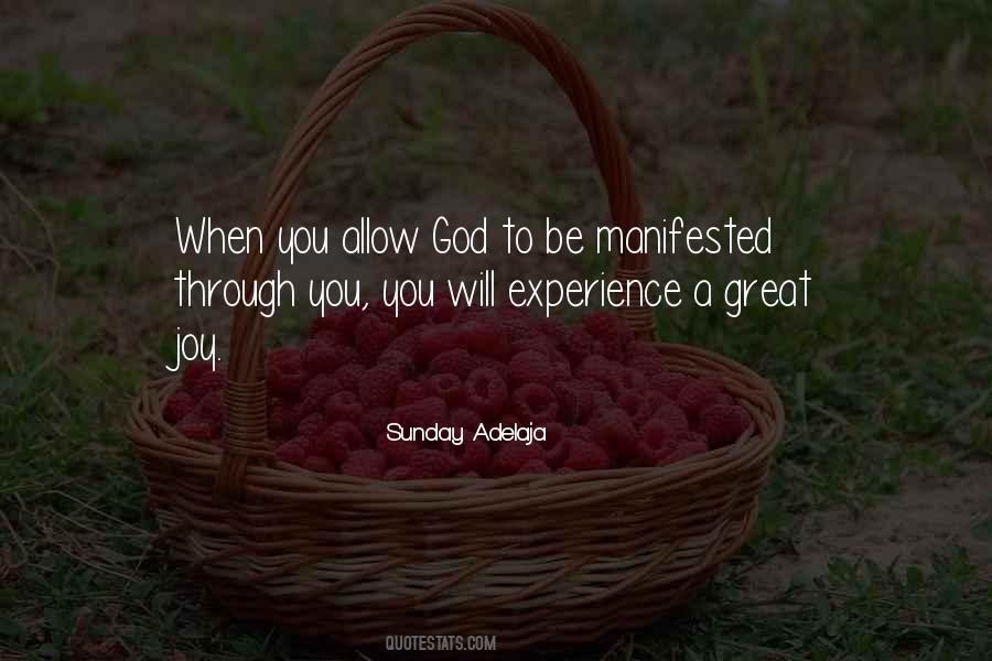 Allow God Quotes #1530670