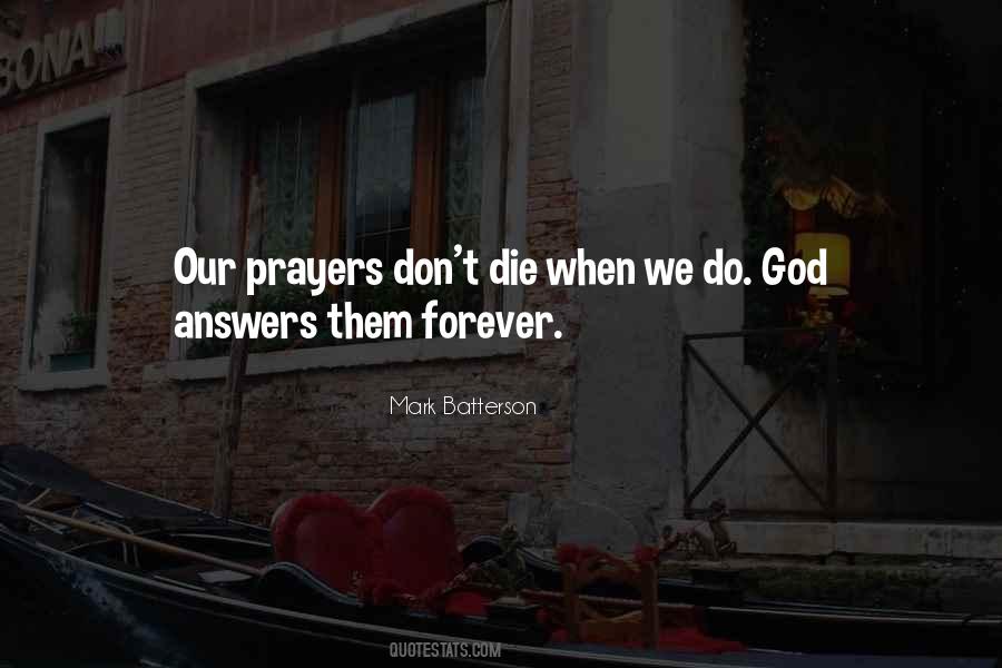 Quotes About God Answers Prayers #941267
