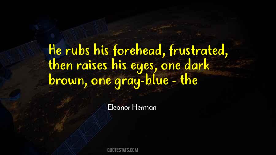 Blue Gray Eyes Quotes #408556