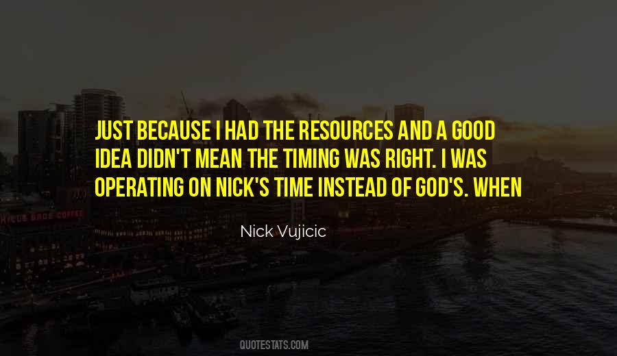Quotes About Timing And God #1011603