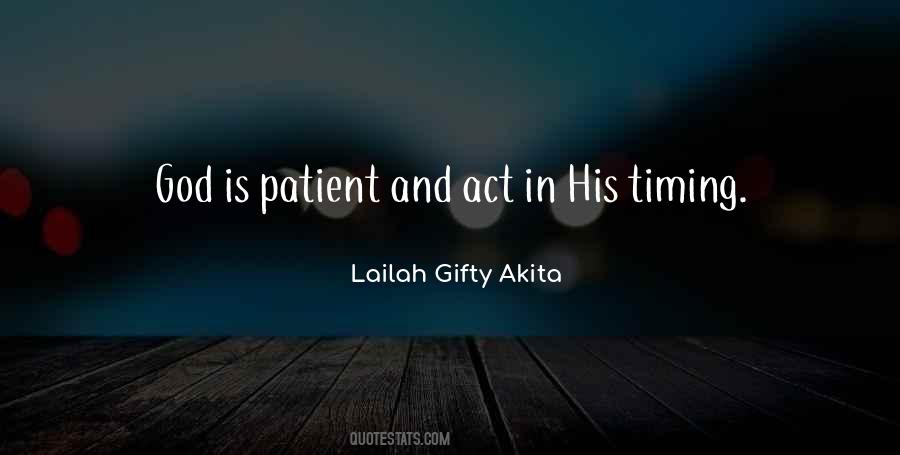 Quotes About Timing And God #1463934