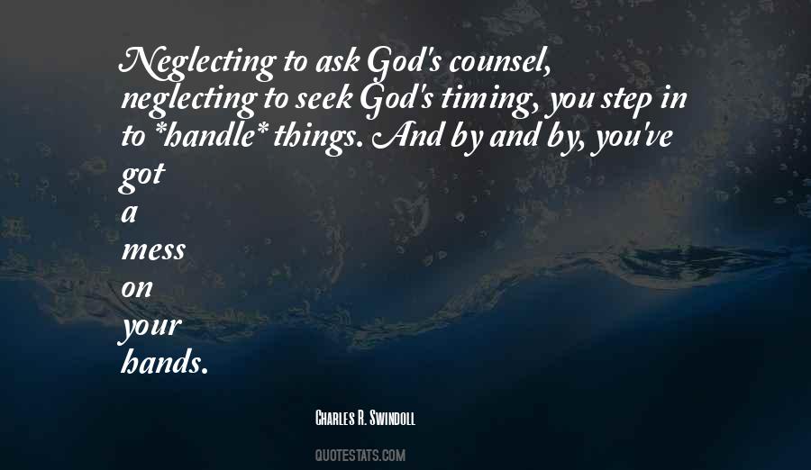 Quotes About Timing And God #268986