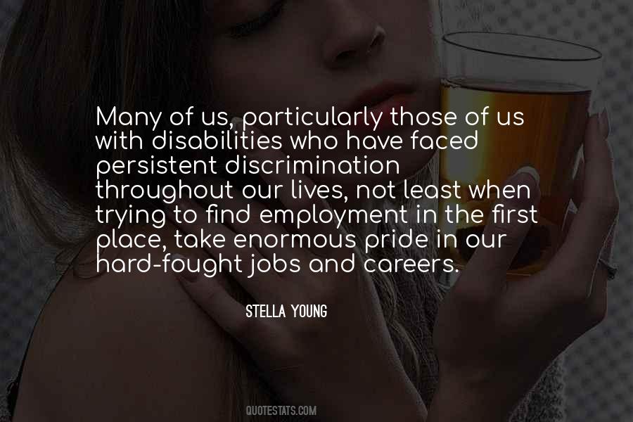 Quotes About Employment Discrimination #719073