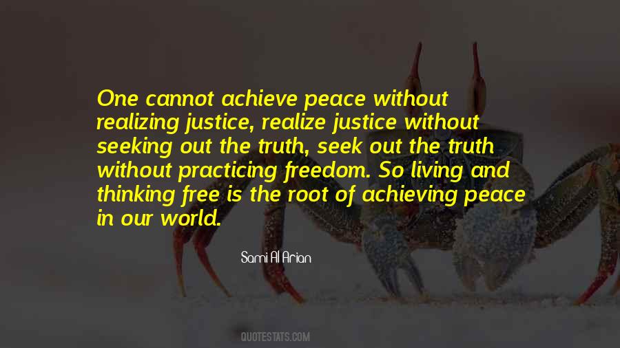 Quotes About Living In Peace #1075260