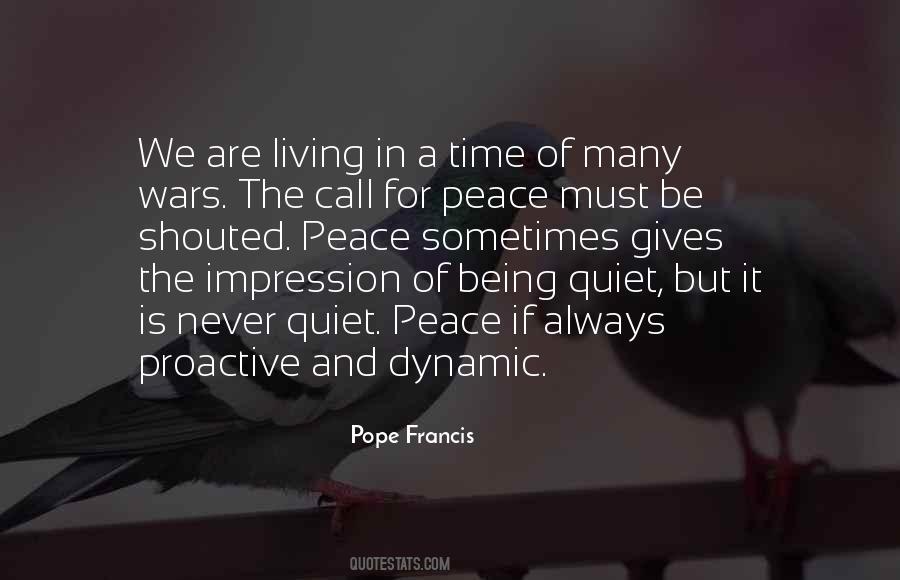 Quotes About Living In Peace #168551