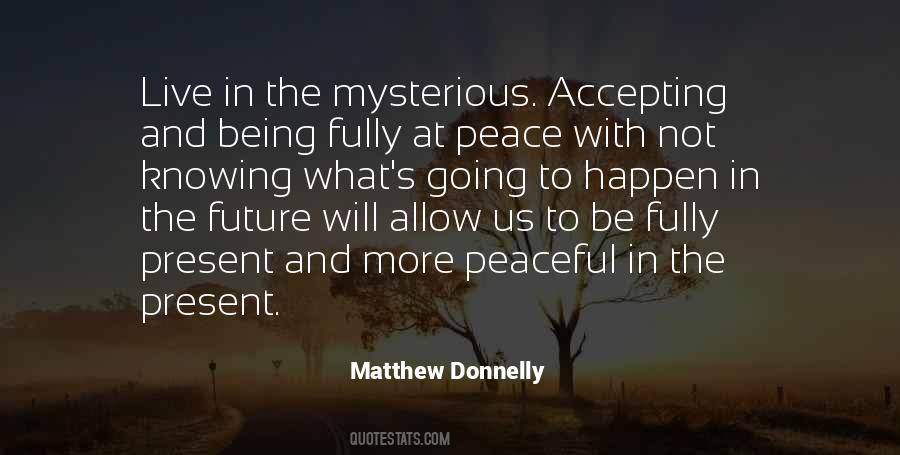 Quotes About Living In Peace #282365