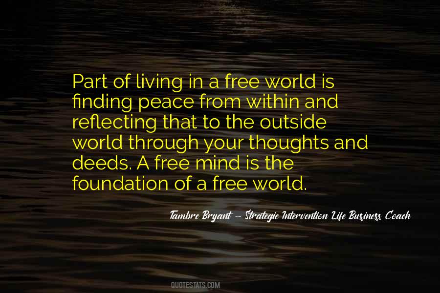 Quotes About Living In Peace #549672