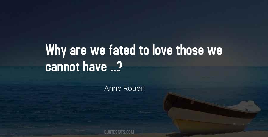 Quotes About Fated Love #1175674