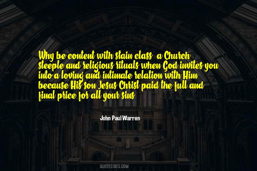 Pastor John Paul Warren Quotes #1454650